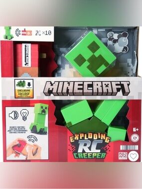 MINECRAFT CREEPER EXPLODER RC NEW!